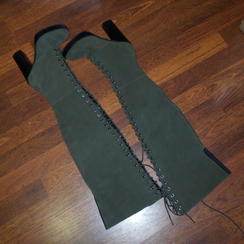 Aldo lace over the knee boots,